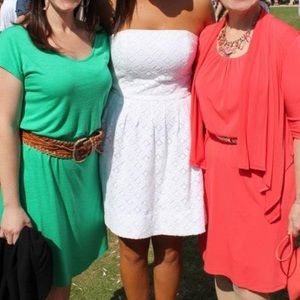 Strapless Lilly Pulitzer White Dress